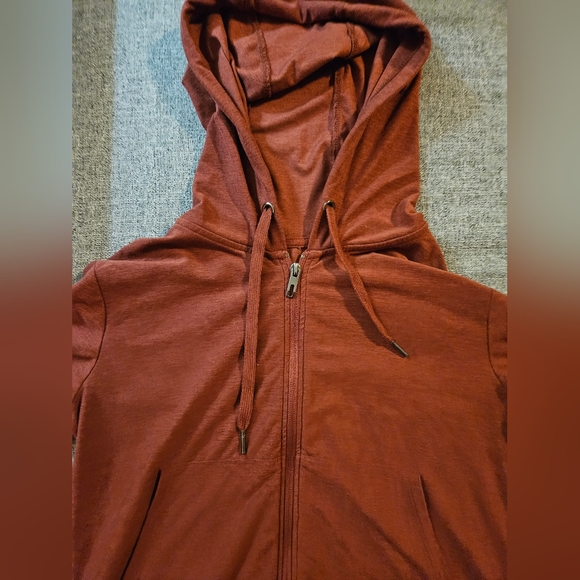 Comfy Burnt Orange Hoodie - Picture 3 of 5